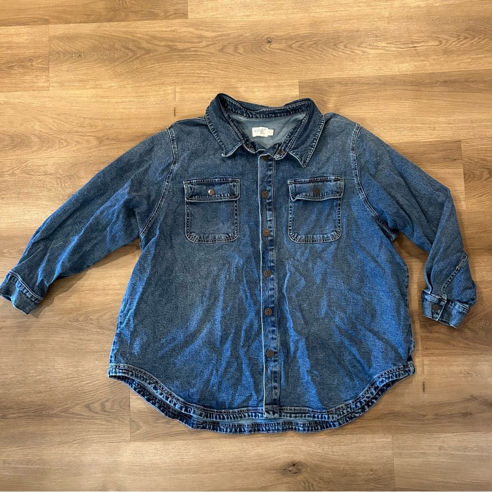 Terra & Sky Snap Button Denim Shirt